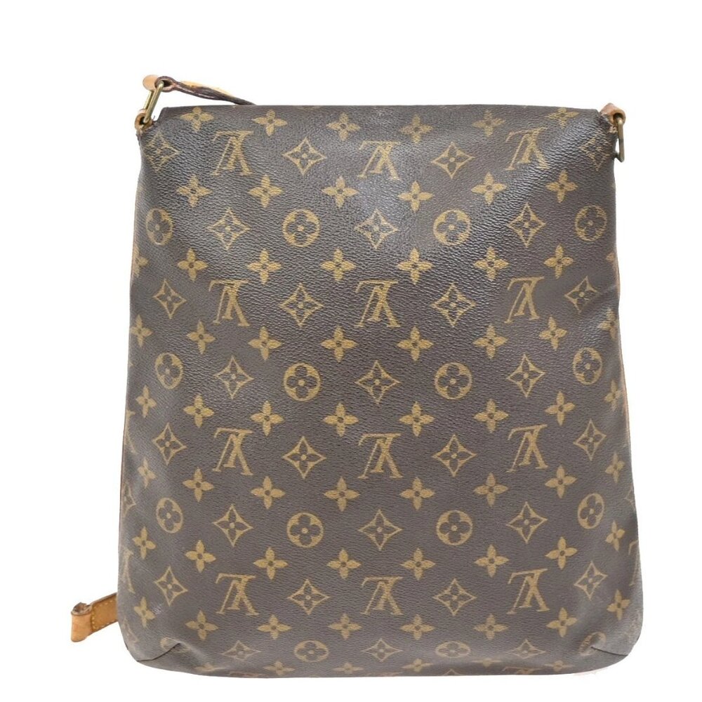 LOUIS VUITTON Musette Shoulder Bag Monogram Leather Brown France M51256 66FB896 - Picture 3 of 16